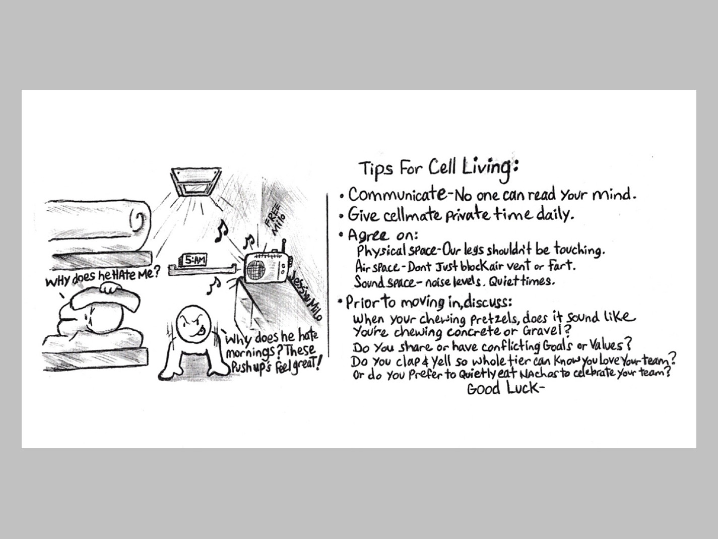 A Short Guide to Prison Etiquette — Prison Journalism Project